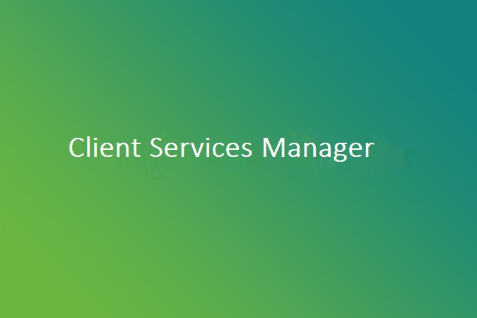 Client Services Manager